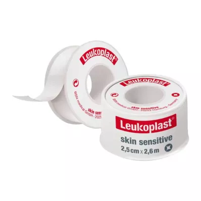 LEUKOPLAST Skin Sensitive 2,5 cm x 2,6 cm s ochranným krytem, 1 ks