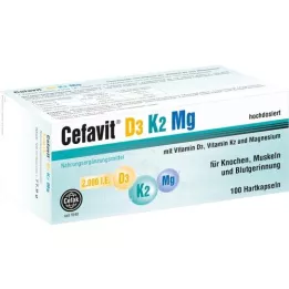 CEFAVIT D3 K2 Mg 2 000 I.U. tvrdé kapsle, 100 ks