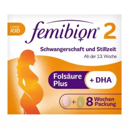 FEMIBION 2 těhotenské + kojící tablety bez jódu, 2X60 ks
