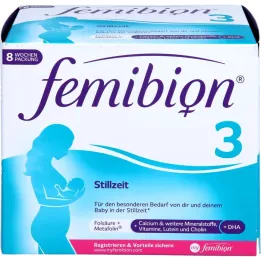 FEMIBION 3 kombinovaná balení na kojení, 2X56 ks