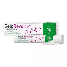 GELOREVOICE Pastilky do krku Bezový květ-Mentholfree, 20 ks