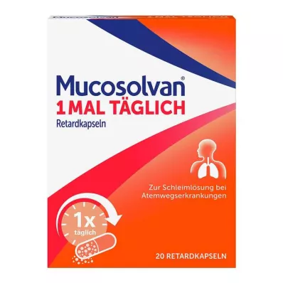 MUCOSOLVAN 1× denně tobolky s prodlouženým uvolňováním, 20 ks