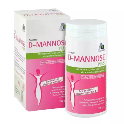 D-MANNOSE PLUS 2000 mg prášek s vitamíny a minerály, 250 g