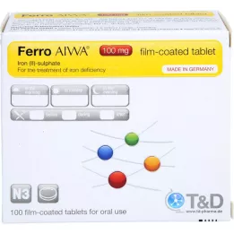 FERRO AIWA 100 mg potahované tablety, 100 ks