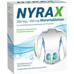 NYRAX 200 mg/200 mg ledvinové tablety, 200 ks