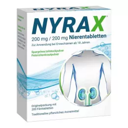 NYRAX 200 mg/200 mg ledvinové tablety, 200 ks
