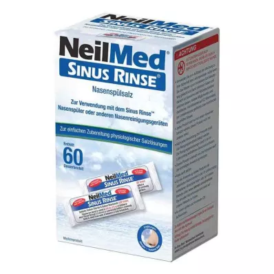 Dávkovací sáček na sůl na vyplachování nosu Neilmed Sinus Rinse, 60X2,4 g