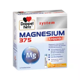 DOPPELHERZ Magnesium 375 Liquid system Trinkamp., 30 ks
