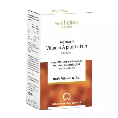 SANHELIOS Augenwohl Vitamin A plus Lutein Kapsle, 60 kapslí
