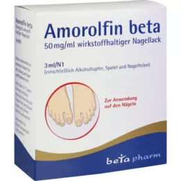 AMOROLFIN beta lak na nehty 50 mg/ml obsahující účinnou látku, 3 ml