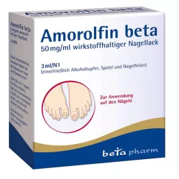 AMOROLFIN beta lak na nehty 50 mg/ml obsahující účinnou látku, 3 ml