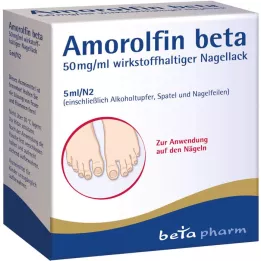 AMOROLFIN beta lak na nehty 50 mg/ml obsahující účinnou látku, 5 ml