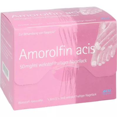 AMOROLFIN acis 50 mg/ml lak na nehty obsahující účinnou látku, 6 ml