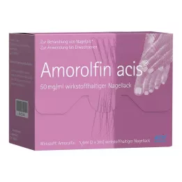 AMOROLFIN acis 50 mg/ml lak na nehty obsahující účinnou látku, 6 ml