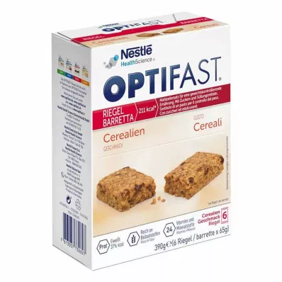 OPTIFAST Cereální tyčinka, 6X65 g