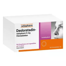 DESLORATADIN-ratiopharm 5 mg potahované tablety, 100 ks