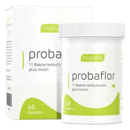 NUPURE probaflor Probiotika pro obnovu střev Kps, 60 ks