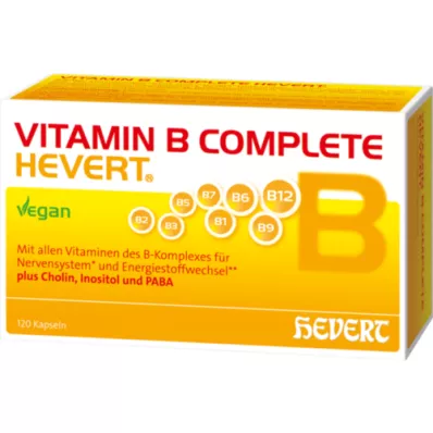 VITAMIN B COMPLETE Hevert kapsle, 120 ks