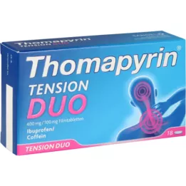 THOMAPYRIN TENSION DUO 400 mg/100 mg potahované tablety, 18 kusů