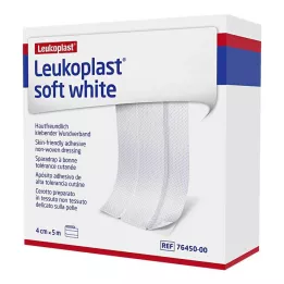 LEUKOPLAST měkká bílá omítka 4 cmx5 m v roli, 1 ks