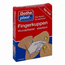 GOTHAPLAST Elastická náplast na rány na prstech, 2 velikosti, 10 ks