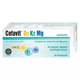 CEFAVIT D3 K2 Mg 7 000 I.U. tvrdé kapsle, 60 ks