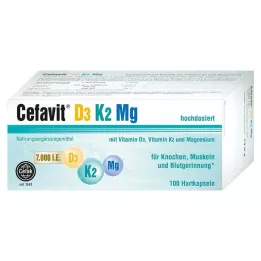 CEFAVIT D3 K2 Mg 7 000 I.U. tvrdé kapsle, 100 ks