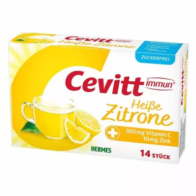 Cevitt immun hot lemon granule bez cukru, 14 ks
