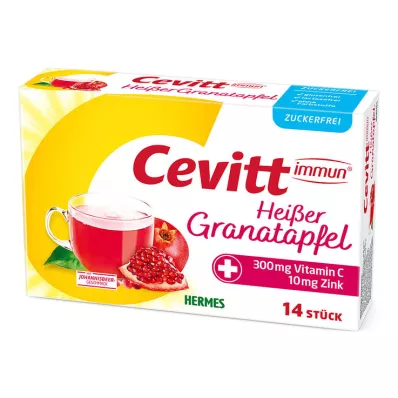 Cevitt immun horké granule z granátového jablka bez cukru, 14 ks