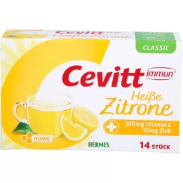 CEVITT Imunitní horký citron klasický granulát, 14 ks