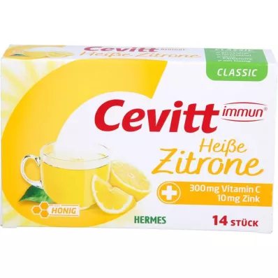 CEVITT Imunitní horký citron klasický granulát, 14 ks