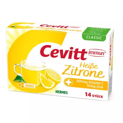 CEVITT Imunitní horký citron klasický granulát, 14 ks