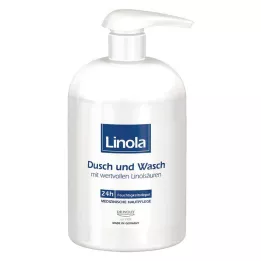 LINOLA Sprcha a mytí s dávkovačem, 500 ml