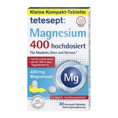 TETESEPT Hořčík 400 vysokodávkovaných tablet, 30 ks