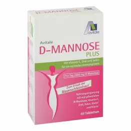 D-MANNOSE PLUS 2000 mg Tabl.w.Vit.u.Mineralstof., 60 ks