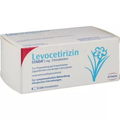 LEVOCETIRIZIN STADA 5 mg potahované tablety, 100 ks