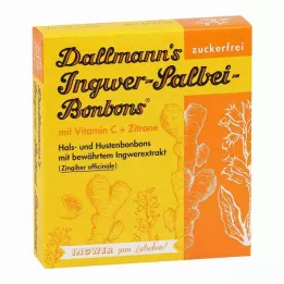 DALLMANNS Zázvorové šalvějové bonbóny, 37 g