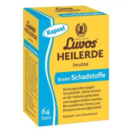 LUVOS Léčivá zemina imutox v kapslích, 64 ks