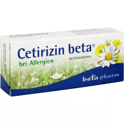 CETIRIZIN beta potahované tablety, 60 ks