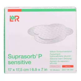 Suprasorb P sensitive PU-pěna krém bor.17x17,5, 10 ks