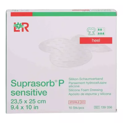 Suprasorb P sensitive PU-pěna pata bor.23,5x25, 10 ks Suprasorb P sensitive PU-pěna pata bor.23,5x25, 10 ks