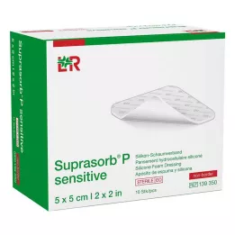 Suprasorb P sensitive PU-pěna neborová 5x5cm, 10 ks
