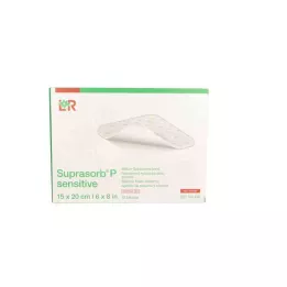 Suprasorb P sensitive PU-pěna neborová 15x20cm, 10 ks