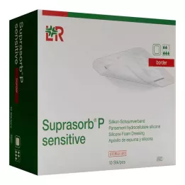 Suprasorb P sensitive PU-pěnová bordura 10x10cm, 10 ks