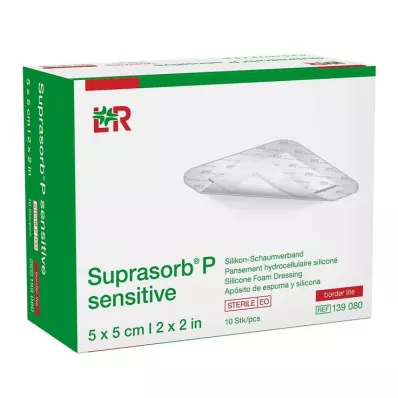 Suprasorb P sensitive PU-Schaumv.bor.lite 5x5cm, 10 ks Suprasorb P sensitive PU-Schaumv.bor.lite 5x5cm, 10 ks