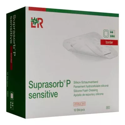 Suprasorb P sensitive PU-pěnová bordura 5x5cm, 10 ks