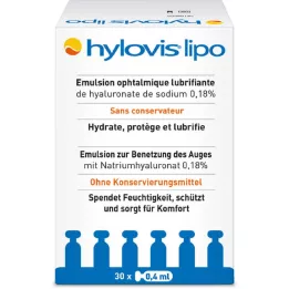 HYLOVIS oční kapky lipo jednodávkové pipety, 30X0,4 ml