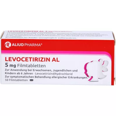 LEVOCETIRIZIN AL 5 mg potahované tablety, 50 ks