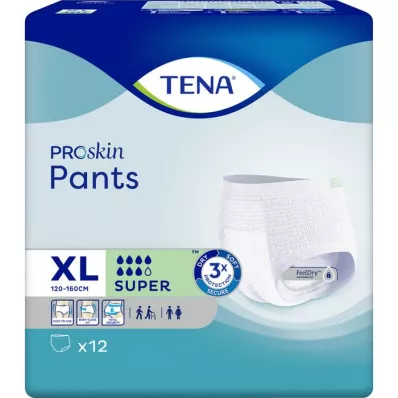 TENA PANTS super XL jednorázové kalhoty, 12 ks