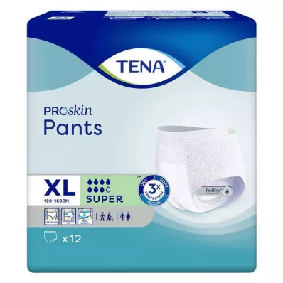 TENA PANTS super XL jednorázové kalhoty, 12 ks